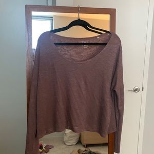 ME TO WE Purple Sweater